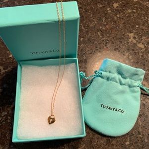 Tiffany & Co. Gold Heart Necklace